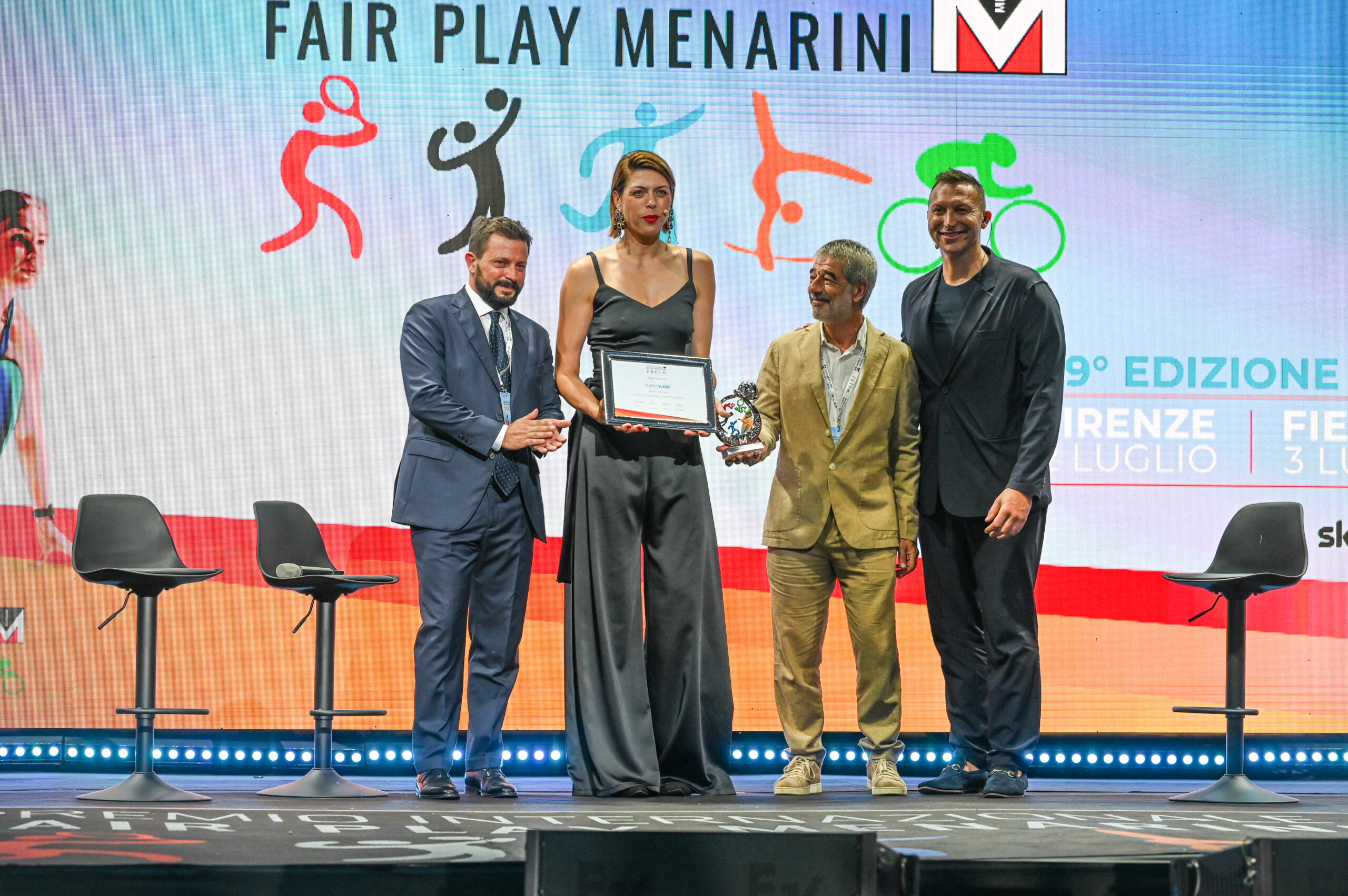 Filippo Paganelli, Blanka Vlasic, Alessandro Casali, Ian Thorpe